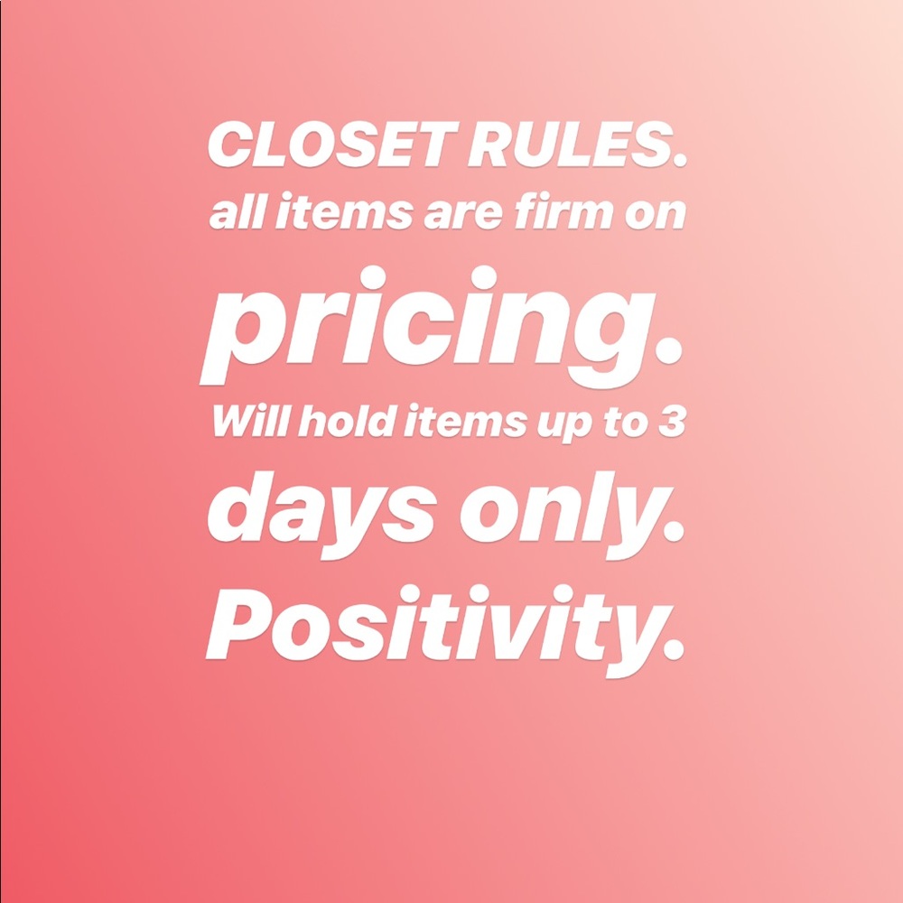 RESPECT THE CLOSET.